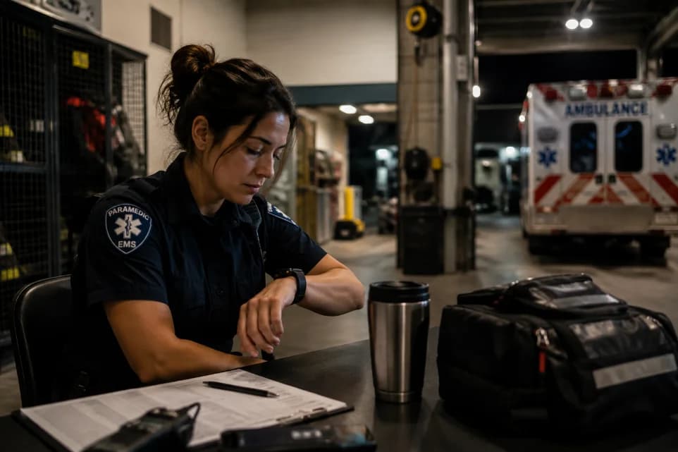 A dispatch or field worker mid-shift